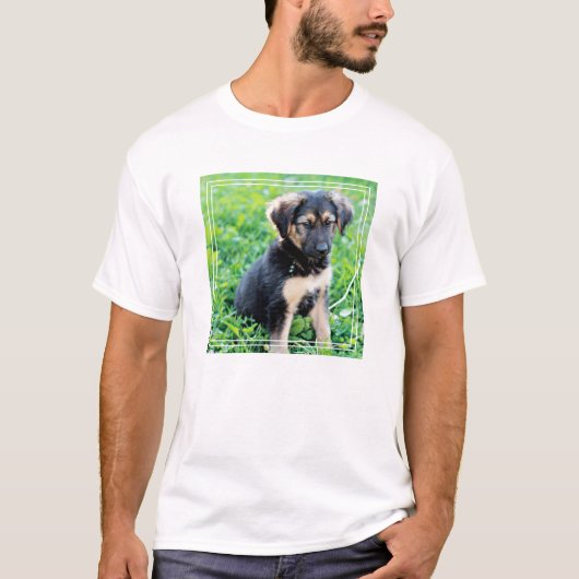 ドイツの羊飼いの子犬 Tシャツ (正面)