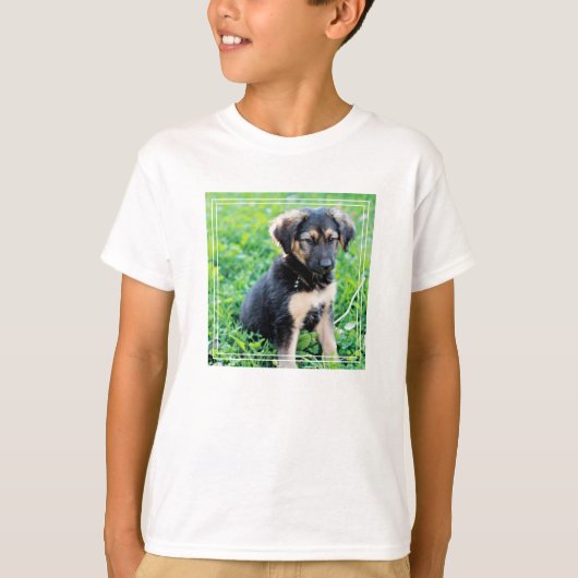 ドイツの羊飼いの子犬 Tシャツ (正面)