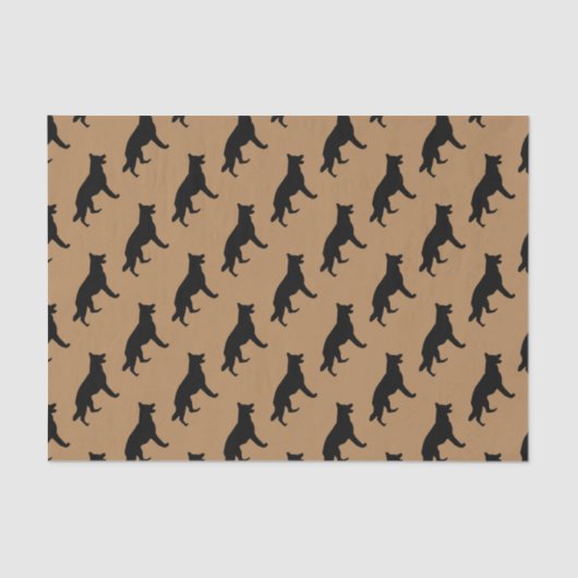 ドイツの羊飼いの愛のために 薄葉紙 (正面)