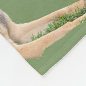 ドイツの羊飼いの投げ フリースブランケット (角)