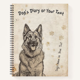 ドイツの羊飼いの日記 ノートブック