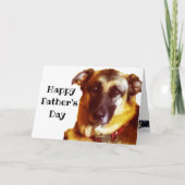 ドイツの羊飼いの父の日  カード (正面)