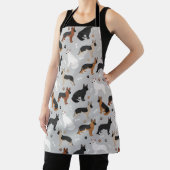 ドイツの羊飼いの骨と前足 エプロン (インサイチュ)