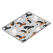 ドイツの羊飼いの骨と前足 ノートブック (左側)