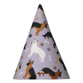 ドイツの羊飼いの骨と前足 パーティーハット (右)