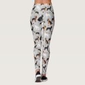 ドイツの羊飼いの骨と前足 レギンス (裏面)