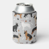 ドイツの羊飼いの骨と前足 缶クーラー (缶裏面)