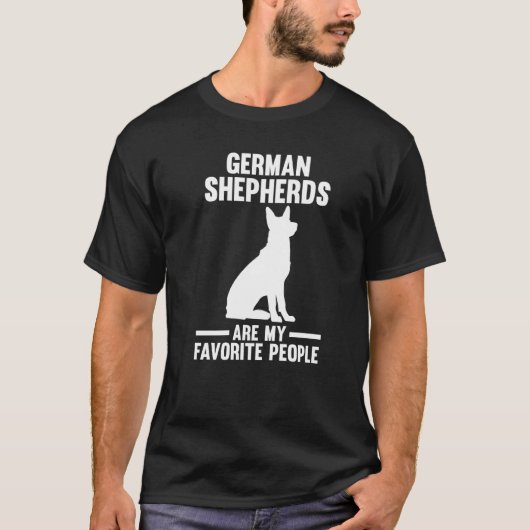 ドイツの羊飼いは私のお気に入りの民だ Tシャツ (正面)