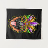 ドイツの羊飼いをマスク タペストリー (正面(横))