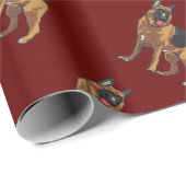 ドイツの羊飼いアルザス人 ラッピングペーパー (ロールコーナー)