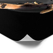 ドイツの羊飼いインポケットTシャツおもしろい犬恋人 ポスター (角)