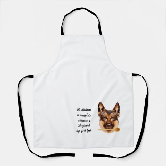 ドイツの羊飼いエプロン、犬のエプロン エプロン (正面)