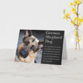 ドイツの羊飼いカード カード (黄色い花)