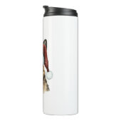 ドイツの羊飼いサンタクロース犬のクリスマス タンブラー (回転右)