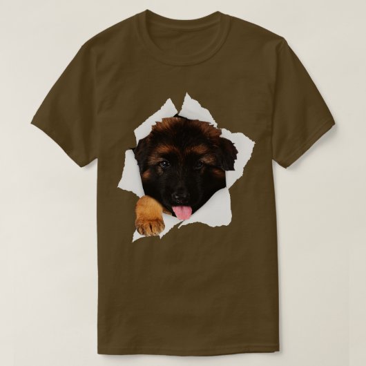 ドイツの羊飼いシャツドイツの羊飼い私の中 Tシャツ (デザイン正面)