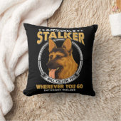 ドイツの羊飼いストーカー犬 クッション (ブランケット)