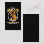 ドイツの羊飼いストーカー犬 名刺 (正面/裏面)