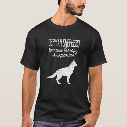 ドイツの羊飼いセラピー高価な採用Dont Sh Tシャツ (正面)