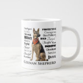 ドイツの羊飼いトレイトジャンボマググ ジャンボコーヒーマグカップ (右)