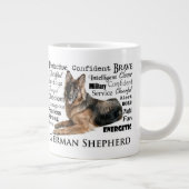 ドイツの羊飼いトレイトジャンボマググ ジャンボコーヒーマグカップ (右)