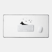 ドイツの羊飼いハロウィーンの衣装マイドイツのシェフ デスクマット (キーボード&マウス)