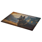 ドイツの羊飼いハロウィーン怖い カッティングボード (角)