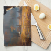 ドイツの羊飼いハロウィーン怖い キッチンタオル (四つ折り)