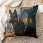 ドイツの羊飼いハロウィーン怖い クッション (ブランケット)