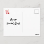 ドイツの羊飼いハート犬の恋人バレンタインギフト ポストカード (裏面)