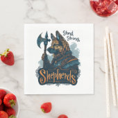 ドイツの羊飼いバイキング・バロ スタンダードランチョンナプキン (インサイチュ)