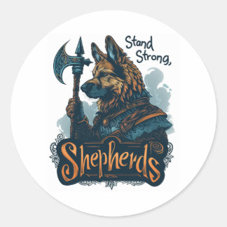 ドイツの羊飼いバイキング・バロ ラウンドシール