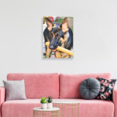 ドイツの羊飼いバイシャーリー・テイラー キャンバスプリント (インサイチュ (リビング))