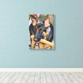 ドイツの羊飼いバイシャーリー・テイラー キャンバスプリント (インサイチュ (ウッドフロア))