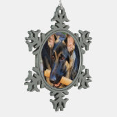 ドイツの羊飼いバイシャーリー・テイラー スノーフレークピューターオーナメント (左)