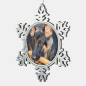 ドイツの羊飼いバイシャーリー・テイラー スノーフレークピューターオーナメント (右)