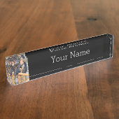 ドイツの羊飼いバイシャーリー・テイラー デスクネームプレート (側面)