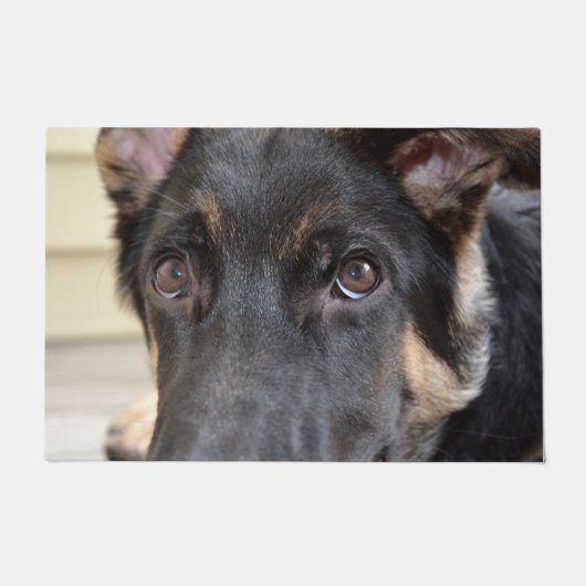 ドイツの羊飼いバイシャーリー・テイラー ドアマット (正面)