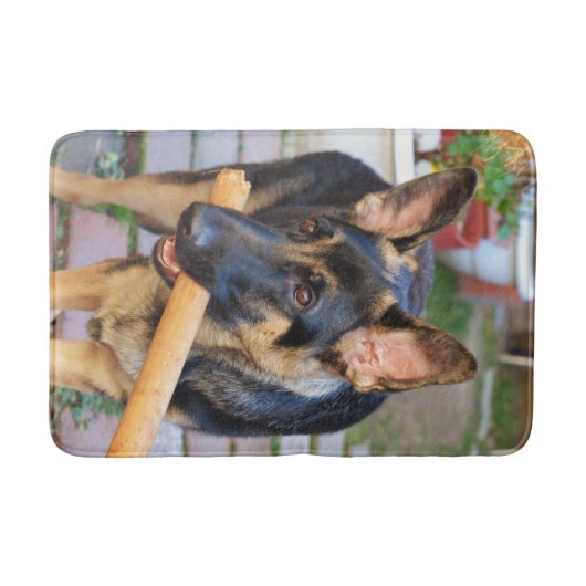 ドイツの羊飼いバイシャーリー・テイラー バスマット (正面)