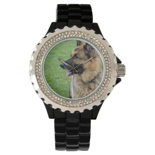 ドイツの羊飼いプロフィール 腕時計 (正面)