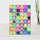 ドイツの羊飼いポップ・アートのドッグアートオールオブアメリカ誕生日 カード (正面)