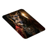 ドイツの羊飼いポートレート写真マグネット マグネット (右側)