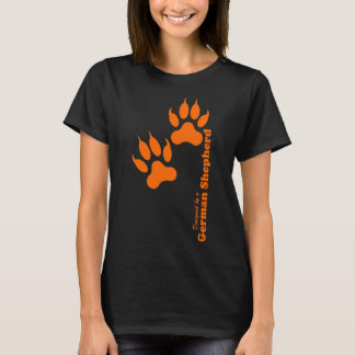 ドイツの羊飼いポープリント Tシャツ