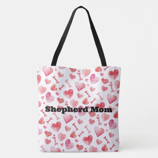 ドイツの羊飼いママ犬の両親は水の色を愛する トートバッグ (裏面)