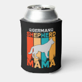 ドイツの羊飼いママ、ブルーブラウン 缶クーラー (缶裏面)