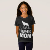 ドイツの羊飼いママ – 犬の恋人のギフト Tシャツ (正面フル)