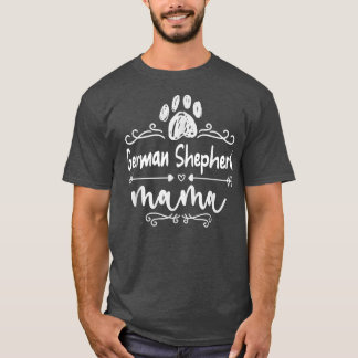 ドイツの羊飼いママ、犬の恋人ドイツの羊飼い Tシャツ