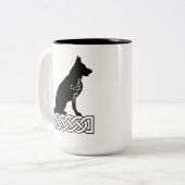 ドイツの羊飼いロキ・セーラーズノット ツートーンマグカップ (正面左)