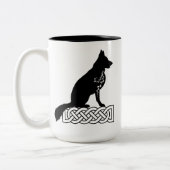 ドイツの羊飼いロキ・セーラーズノット ツートーンマグカップ (左)