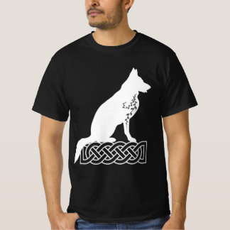 ドイツの羊飼いロキ・セーラーズノット・ホワイト Tシャツ