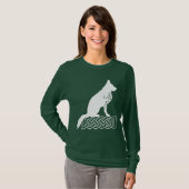 ドイツの羊飼いロキ・セーラーズノット・ホワイト Tシャツ (正面フル)